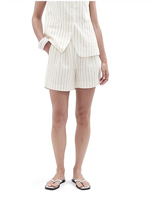 STRIPE TAILORED SHORT