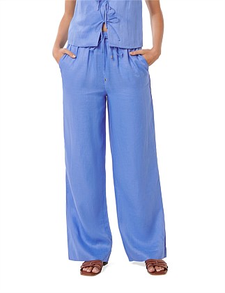 LOGAN DRAWSTRING STRAIGHT LEG PANTS