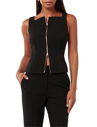 JOSLYN ZIP FRONT BODICE