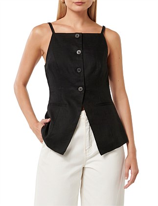 RONNIE HIGH NECK WAISTCOAT