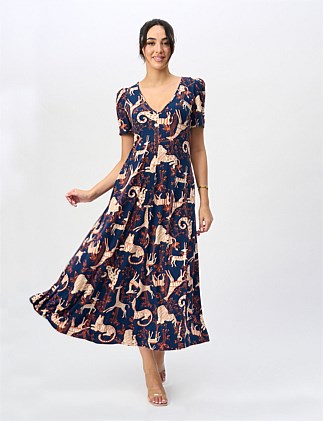 MORGAN MAXI-LINE DRESS