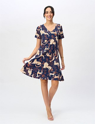 NILA A-LINE SHIFT DRESS