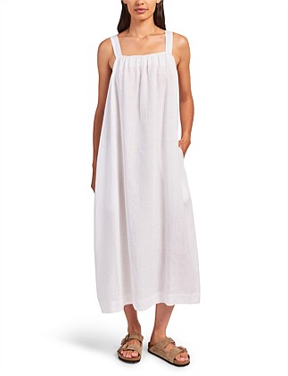 PERRY LINEN MAXI DRESS