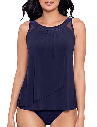 Illusionists Ursula Underwired High Neck Tankini Top