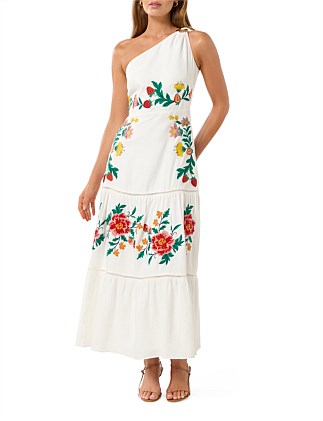 OLLIE ONE SHOULDER MAXI DRESS