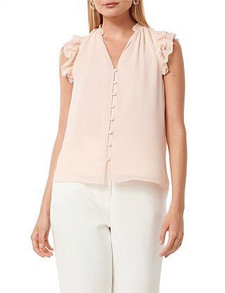 ABIGAIL RUFFLE BLOUSE