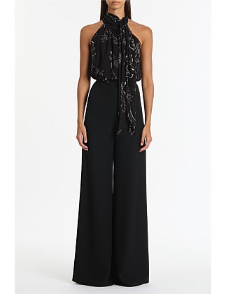 BLACK CREPE PALAZZO PANT