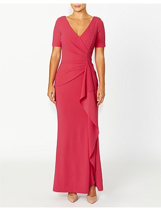 HARLOW RASPBERRY GOWN