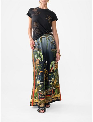 WIDE LEG TROUSER WITH FRONT POCKETS