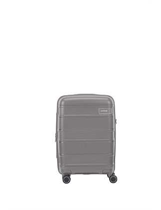 LIGHT MAX 55CM EXPANDABLE SUITCASE MERCURY GREY