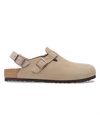 Tokio Taupe Suede Leather Regular Sandal