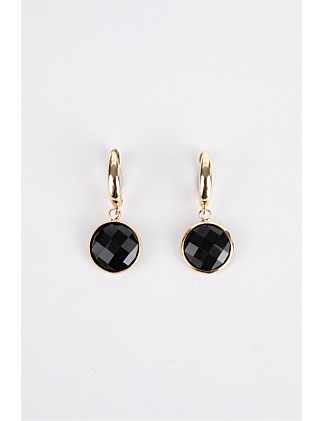 DIANA FACETED DROP EARRINGS