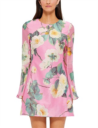 Suzanne Bell Sleeve Mini Dress