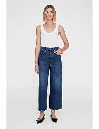 RICK HI RISE CROPPED WIDE LEG JEAN