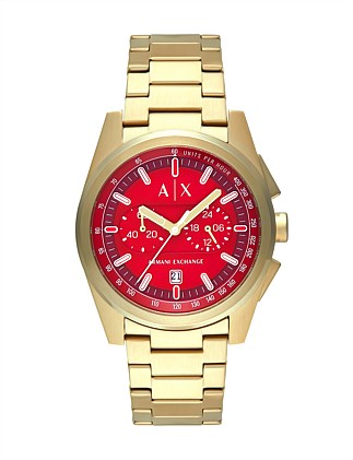 Gold Tone Chronograph Watch