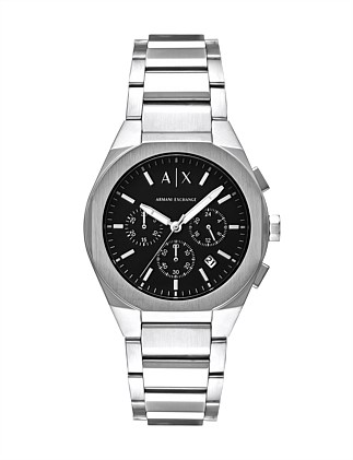 Silver Tone Chronograph Watch