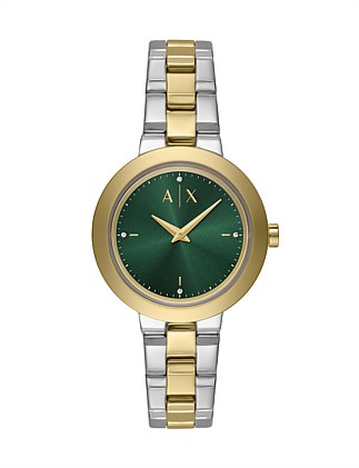 Two Tone Analogue Watch