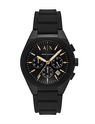 Black Chronograph Watch