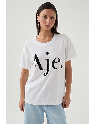 Beyond Embellished Logo Tee