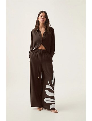 Planetary Silk Drawcord Pant