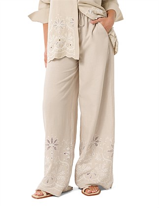 APRIL EMBROIDERED PANTS