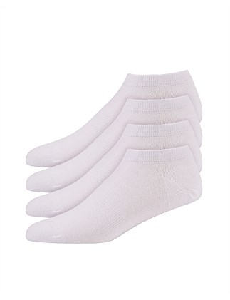 4PK CASUAL SNEAKER SOCKS