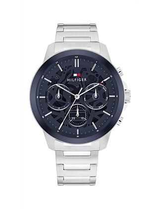 Tommy Hilfiger Henry Stainless Steel Blue Dial Men's Watch