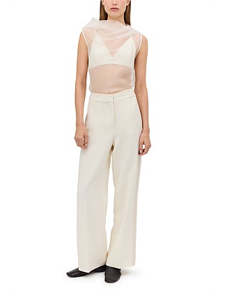 CREAM WOOL HARMONY PANT