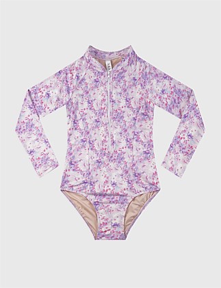 Cherry Blossom Long Sleeve One Piece