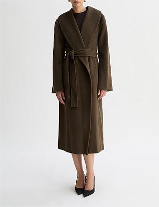 GRACE WOOL SHAWL COLLAR COAT